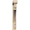 Ekena Millwork Merced Block Rough Sawn Bracket w/ Offset Brace, Douglas Fir, 6"W x 46"D x 46"H BKT0604X46X46MRC05RDF - alternate 2